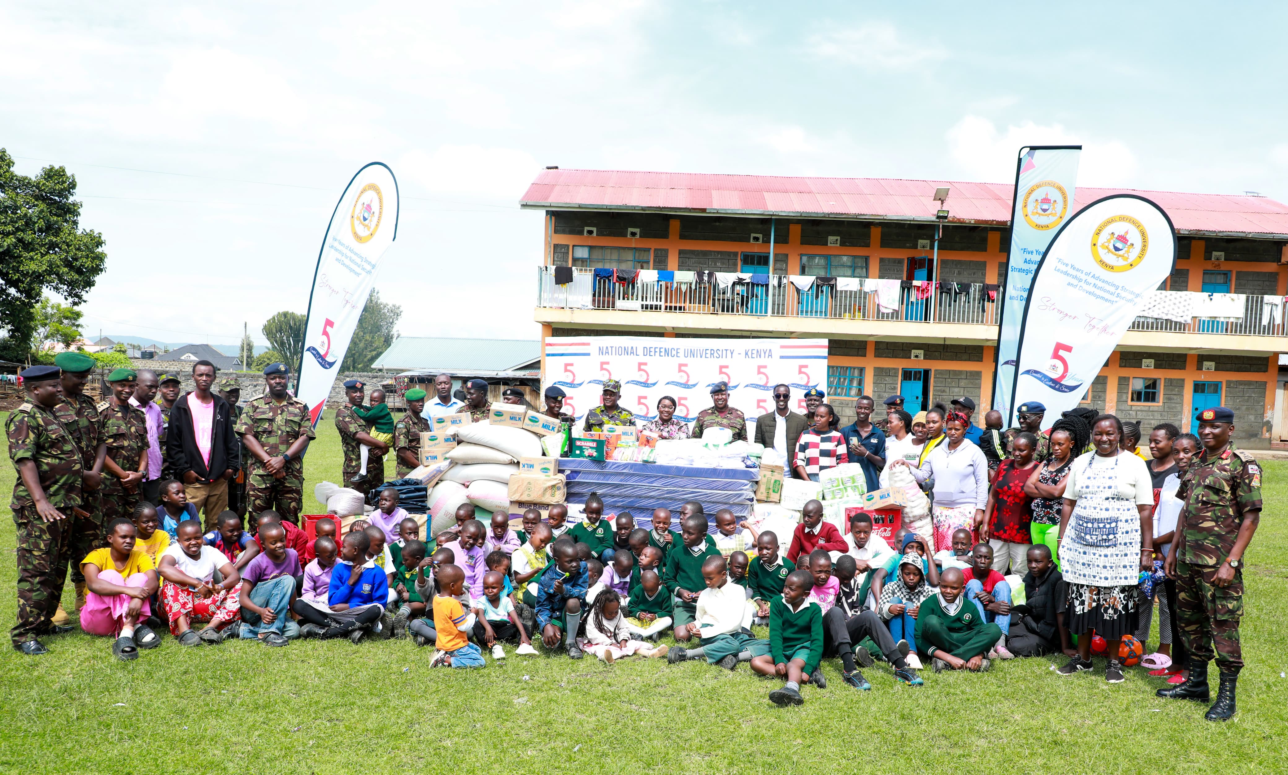 NDU-K MARKS FIFTH ANNIVERSARY WITH COMMUNITY OUTREACH AT A NAKURU CHILDREN’S HOME