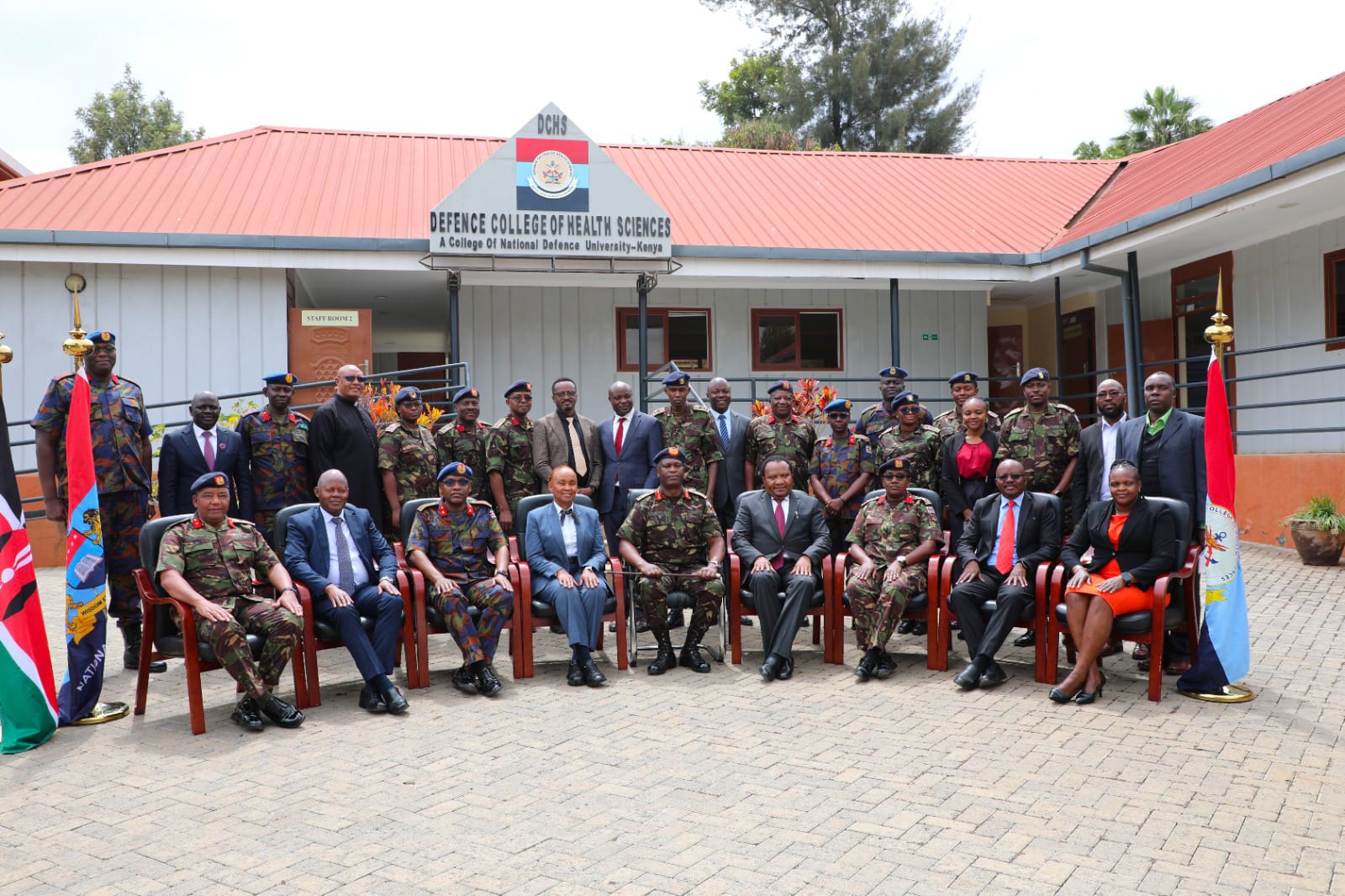 NDU-K HOSTS CUE TECHNICAL INSPECTION OF DEFENCE COLLEGE OF HEALTH SCIENCES AND DEFENCE INTELLIGENCE ACADEMY