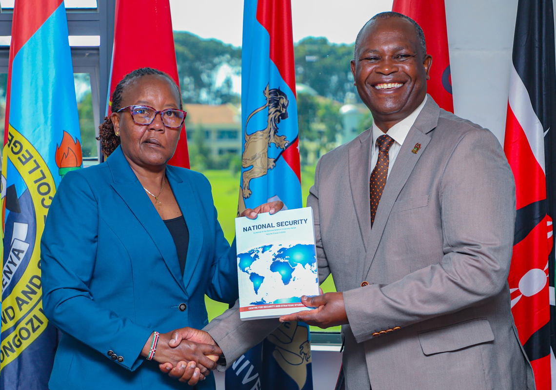 NDU-K PENS 2ND ISSUE OF THE 3RD NATIONAL SECURITY JOURNAL