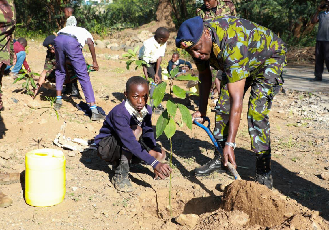 NDU–K PARTICIPATES IN COLLABORATIVE TREE PLANTING EXERCISE