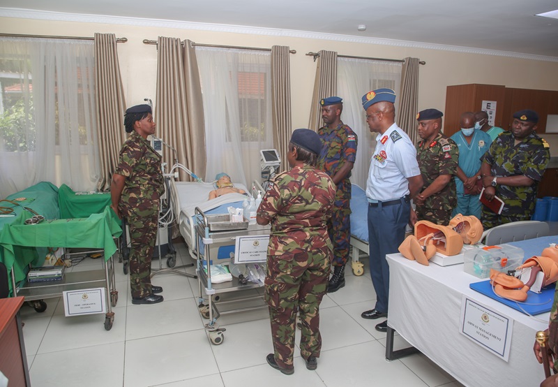 CDF Visits Defence College of Health Sciences 