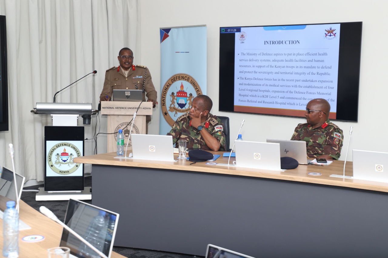 NDU-K HOSTS DEPARTMENTAL COMMITTEE ON DEFENCE, INTELLIGENCE AND FOREIGN RELATIONS