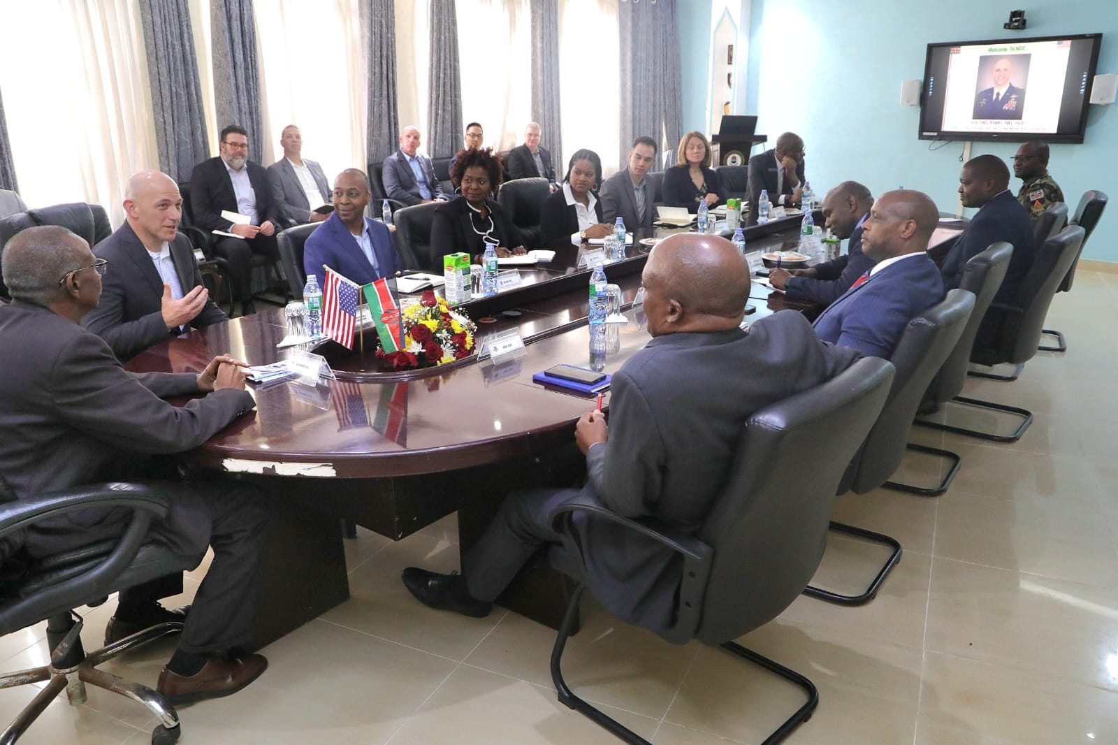 USA AIR WAR COLLEGE  VISIT NATIONAL DEFENCE COLLEGE KENYA TO STRENGTHEN STRATEGIC PARTNERSHIP