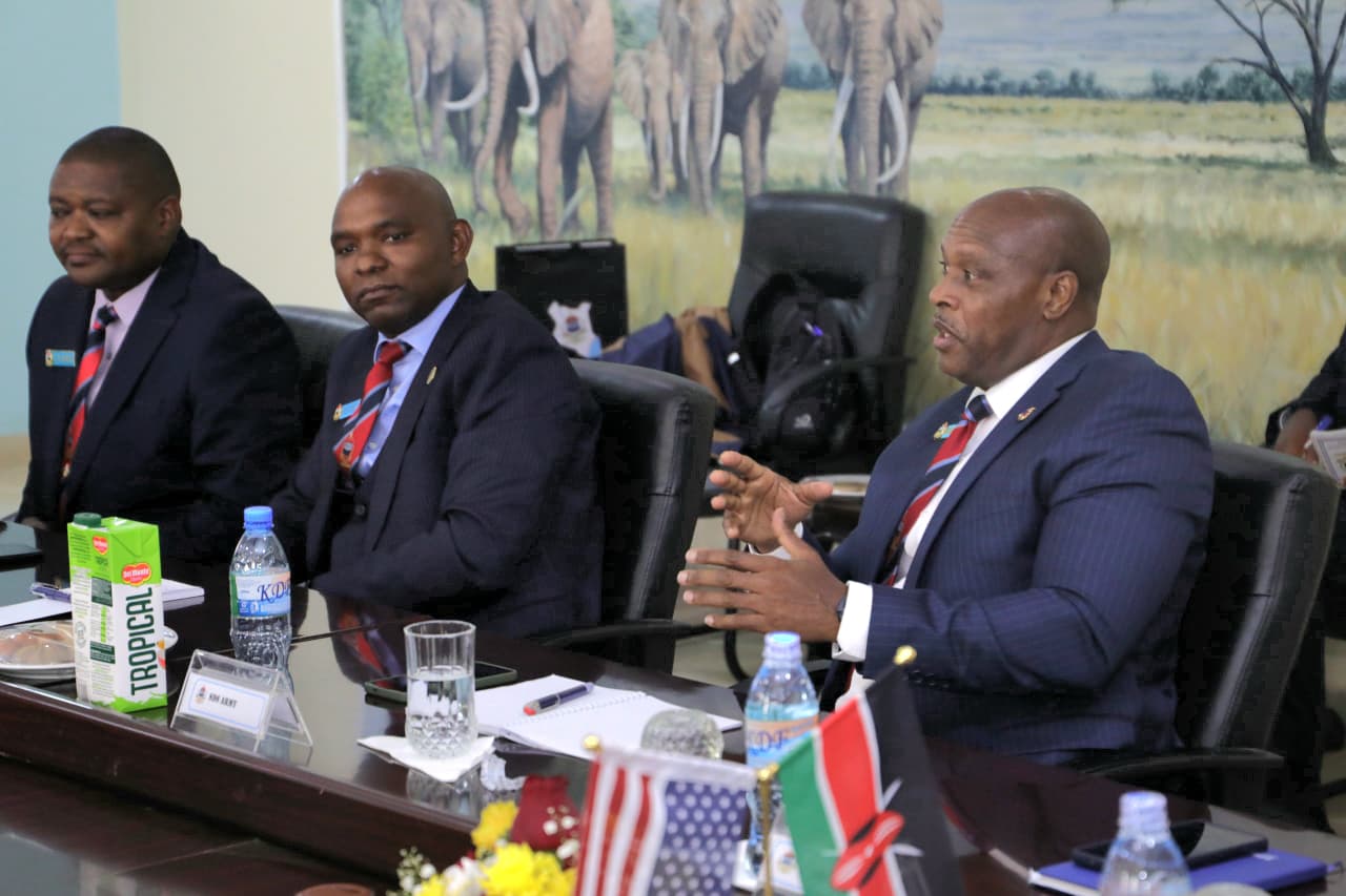 USA AIR WAR COLLEGE  VISIT NATIONAL DEFENCE COLLEGE KENYA TO STRENGTHEN STRATEGIC PARTNERSHIP