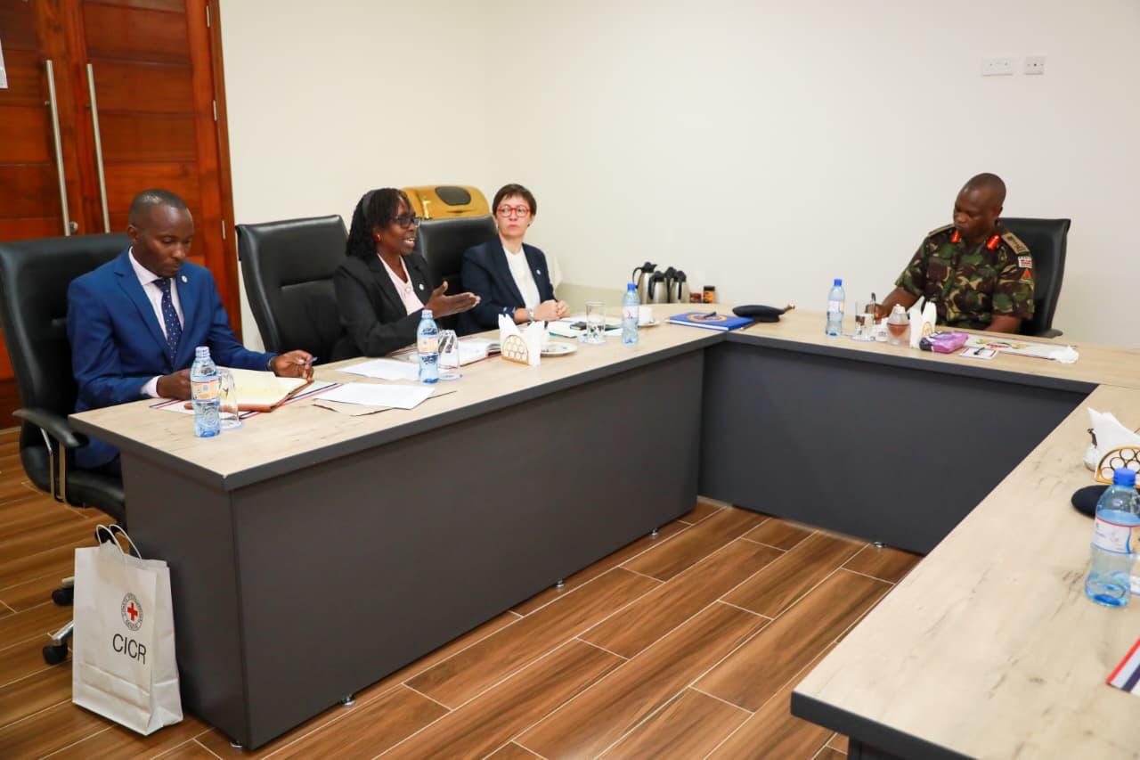 NDU-K WELCOMES COLLABORATION WITH THE INTERNATIONAL COMMITTEE OF THE RED CROSS