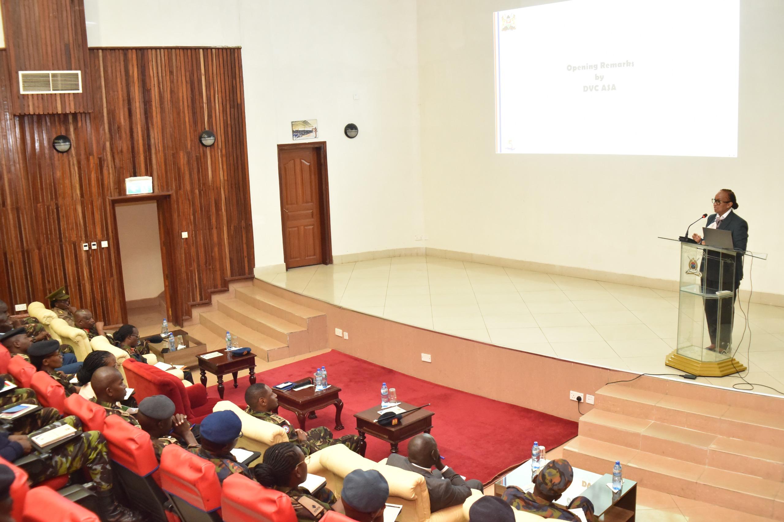 ACADEMIC EXCELLENCE IN FOCUS AS NATIONAL DEFENCE UNIVERSITY- KENYA HOLDS EXAMINATIONS WORKSHOP