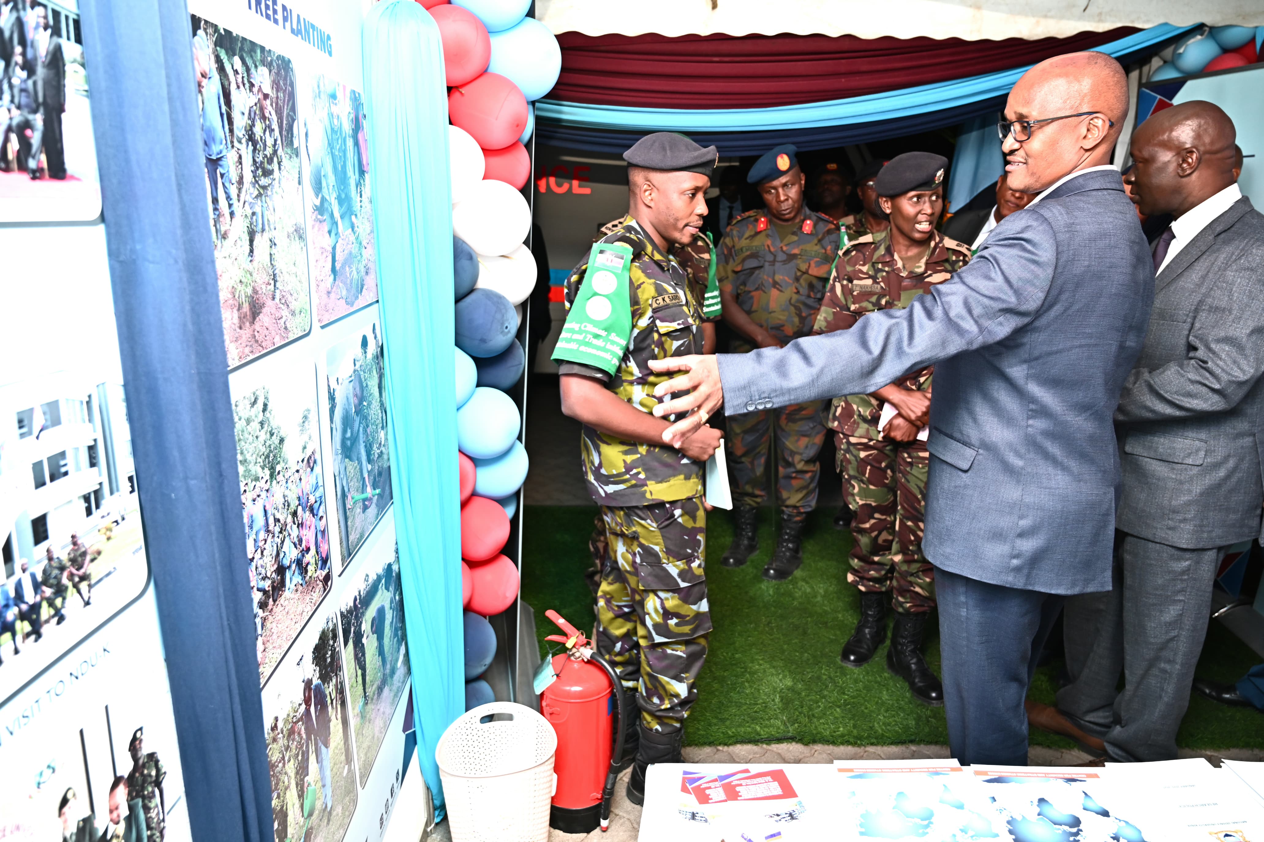 COUNCIL CHAIRPERSON VISITS NITF STAND