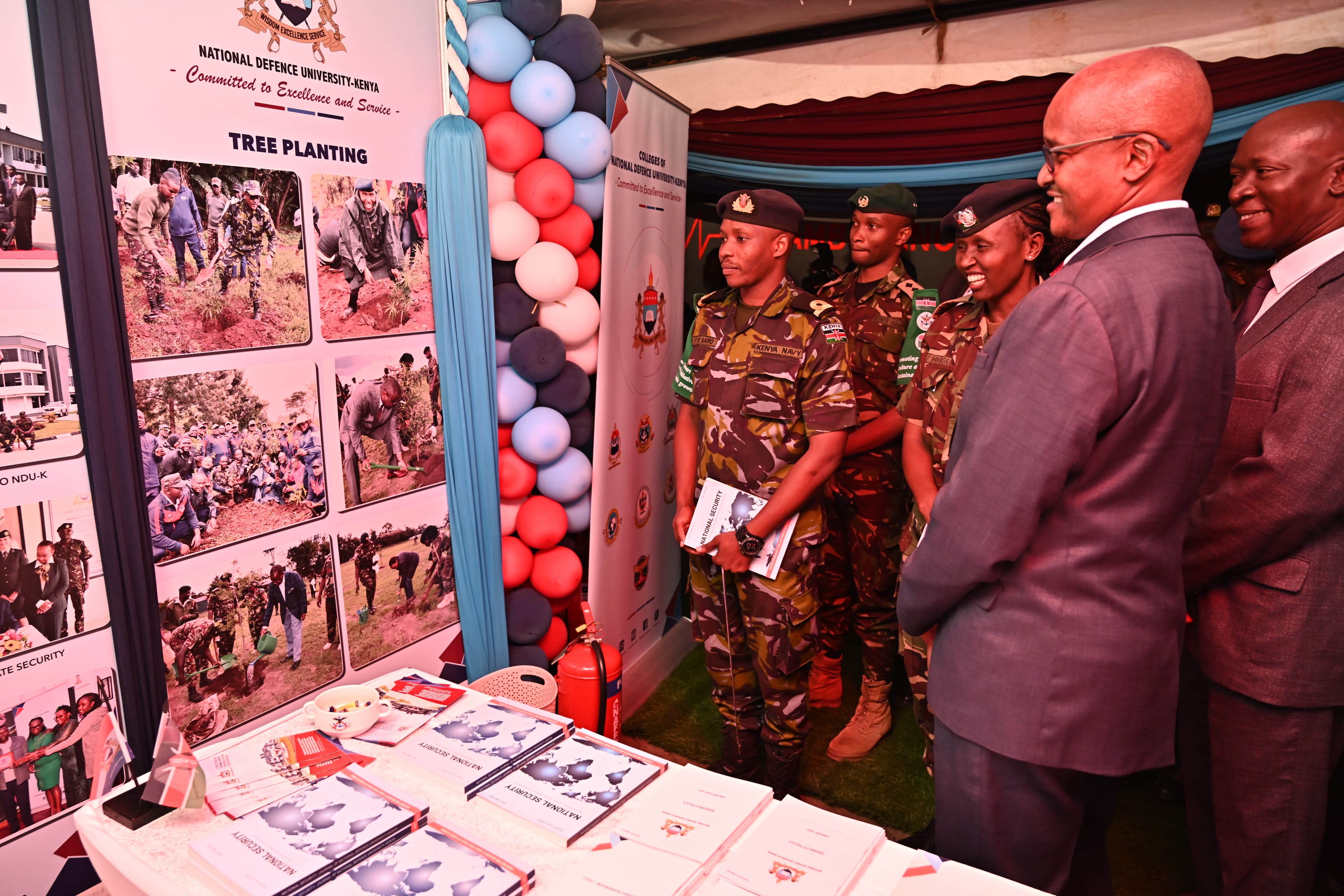 COUNCIL CHAIRPERSON VISITS NITF STAND