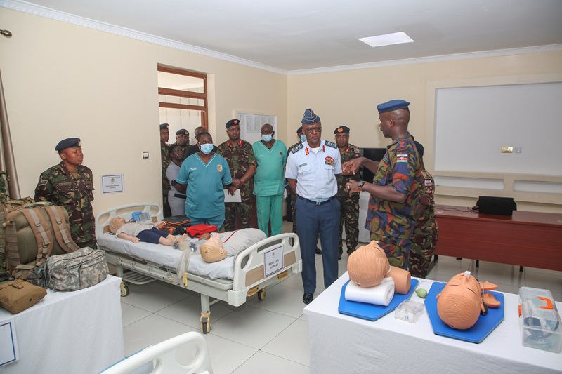 CDF Visits Defence College of Health Sciences 