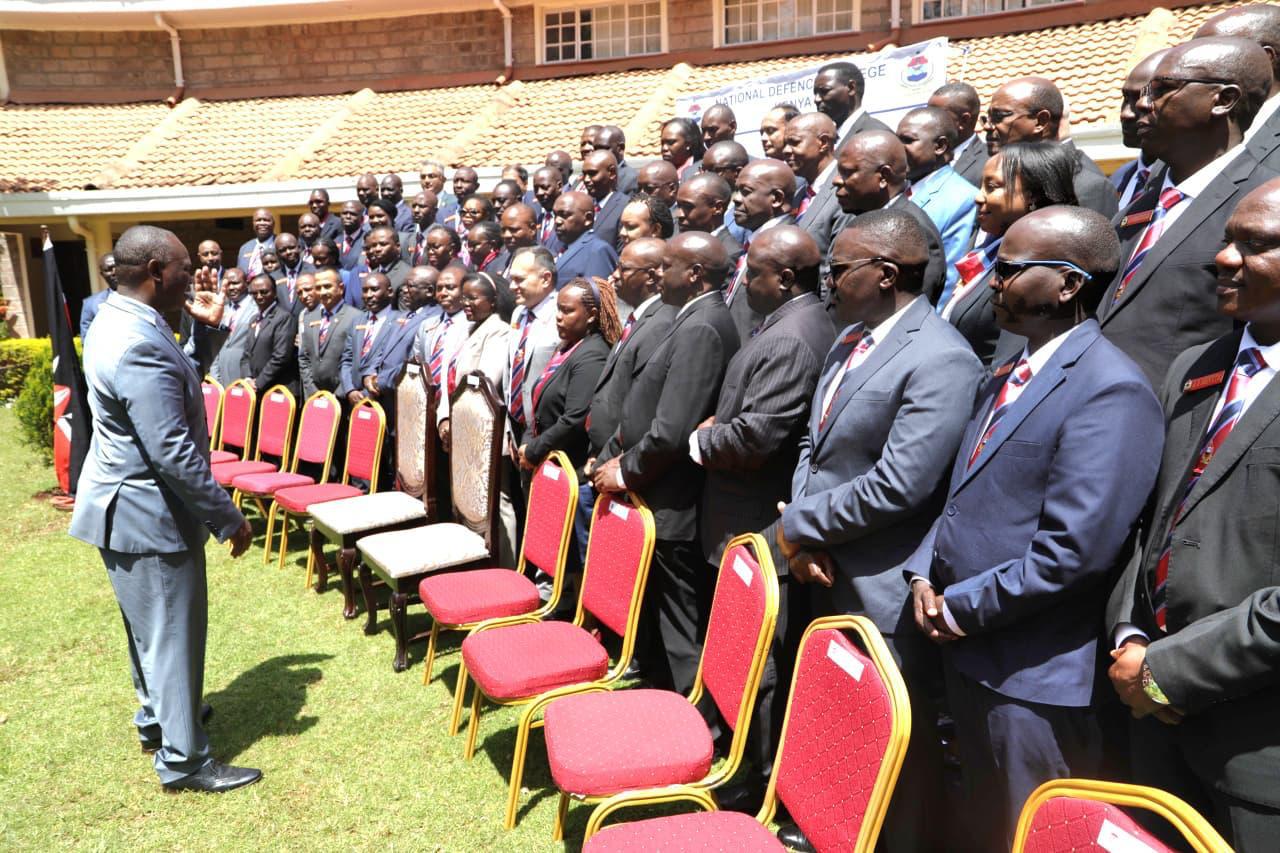 The VC DELIVERS A LECTURE OF OPPORTUNITY AT NATIONAL DEFENCE COLLEGE