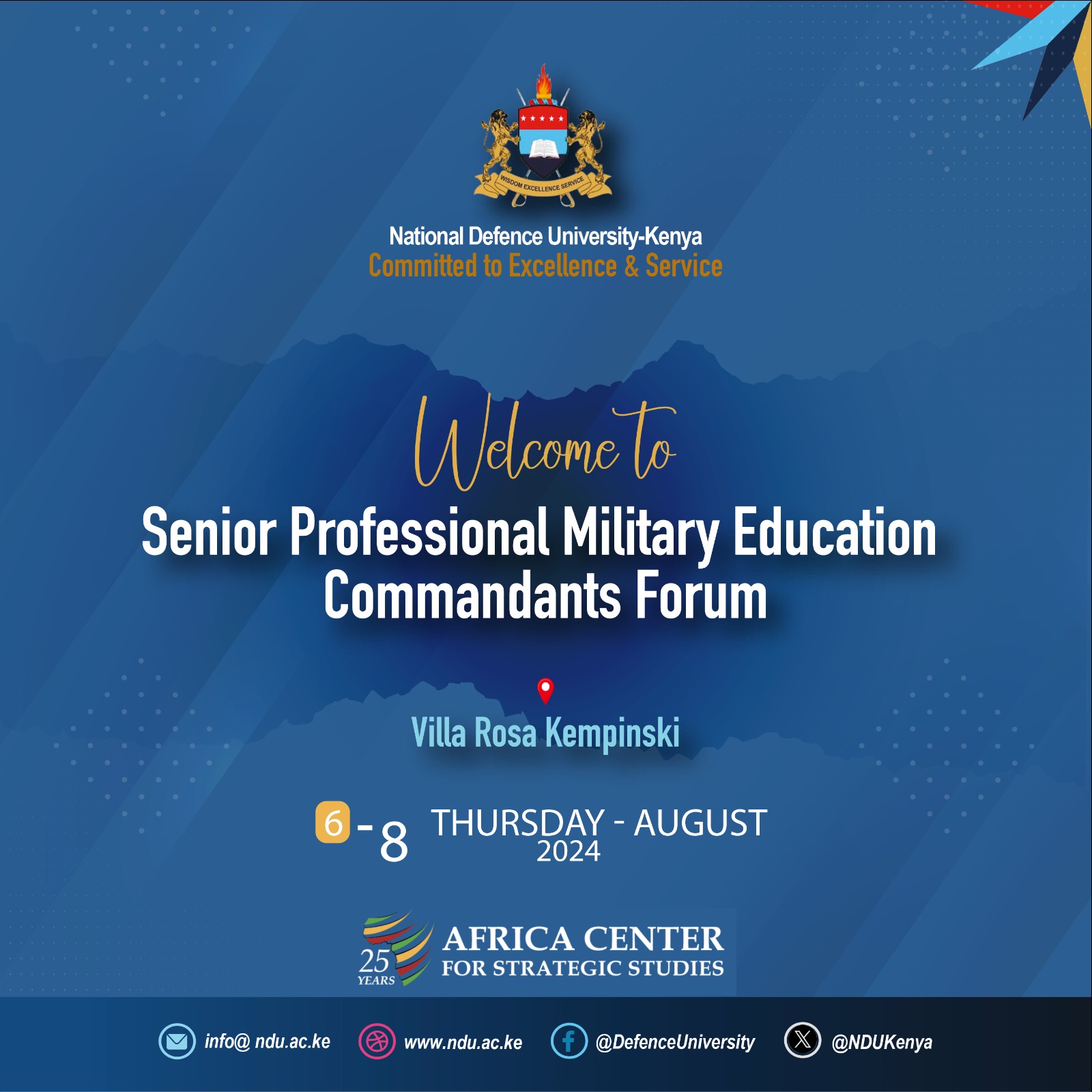 SENIOR PROFESSIONAL MILITARY EDUCATION COMMANDANTS FORUM