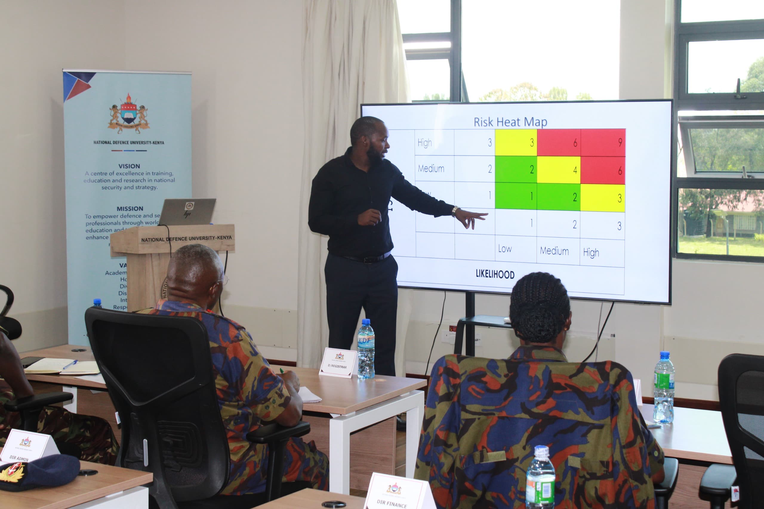 NDU-K STAFF TRAINING ON RISK MANAGEMENT & DEVELOPMENT OF RISK REGISTER ...