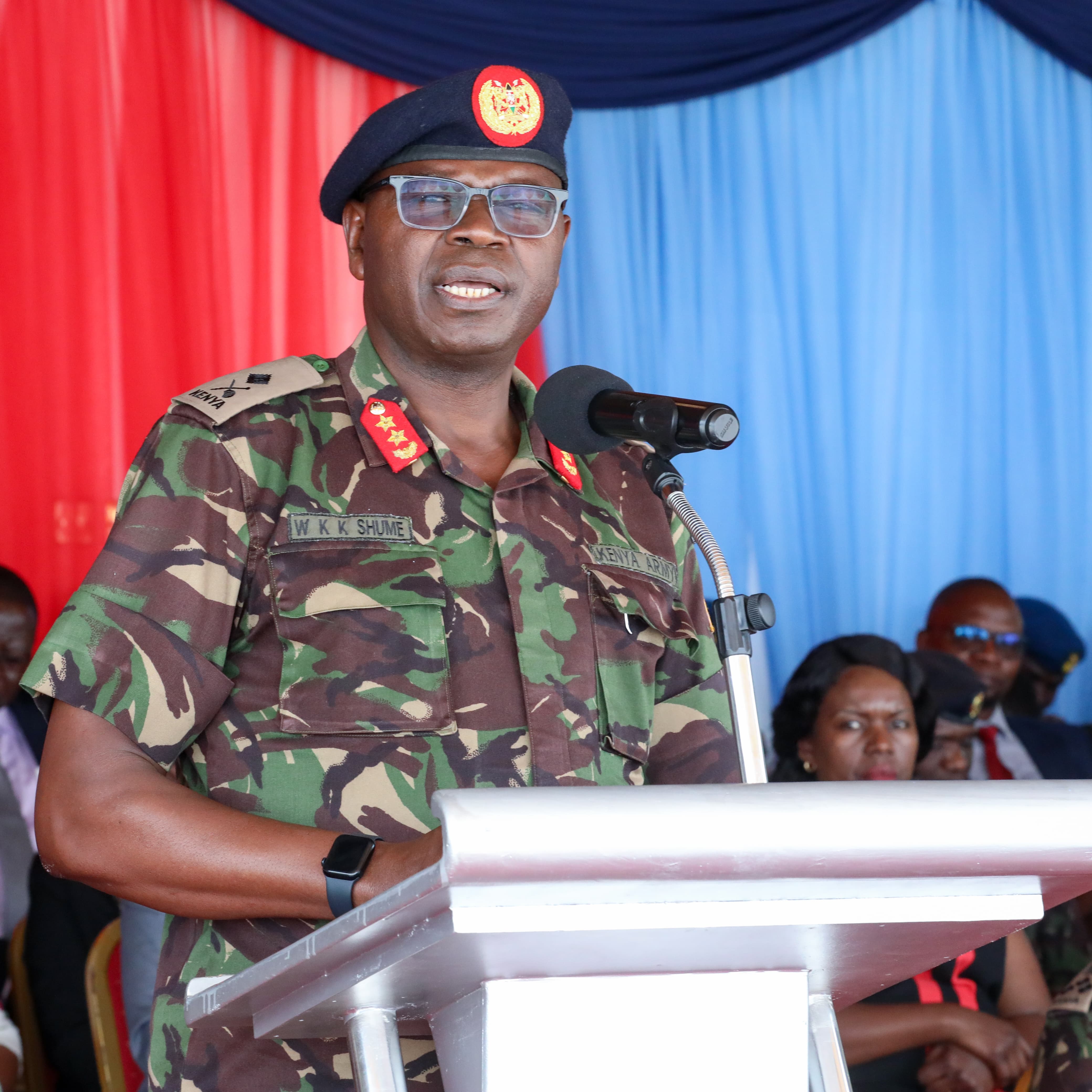 COMMANDANT KENYA MILITARY ACADEMY HANDS OVER LEADERSHIP MANTLE 