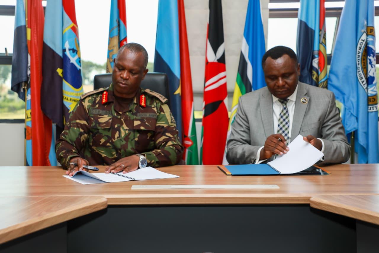 NDU-K SIGNS MOU WITH CYBER SECURITY INSTITUTE TO FOSTER SAFE DIGITAL SPACE