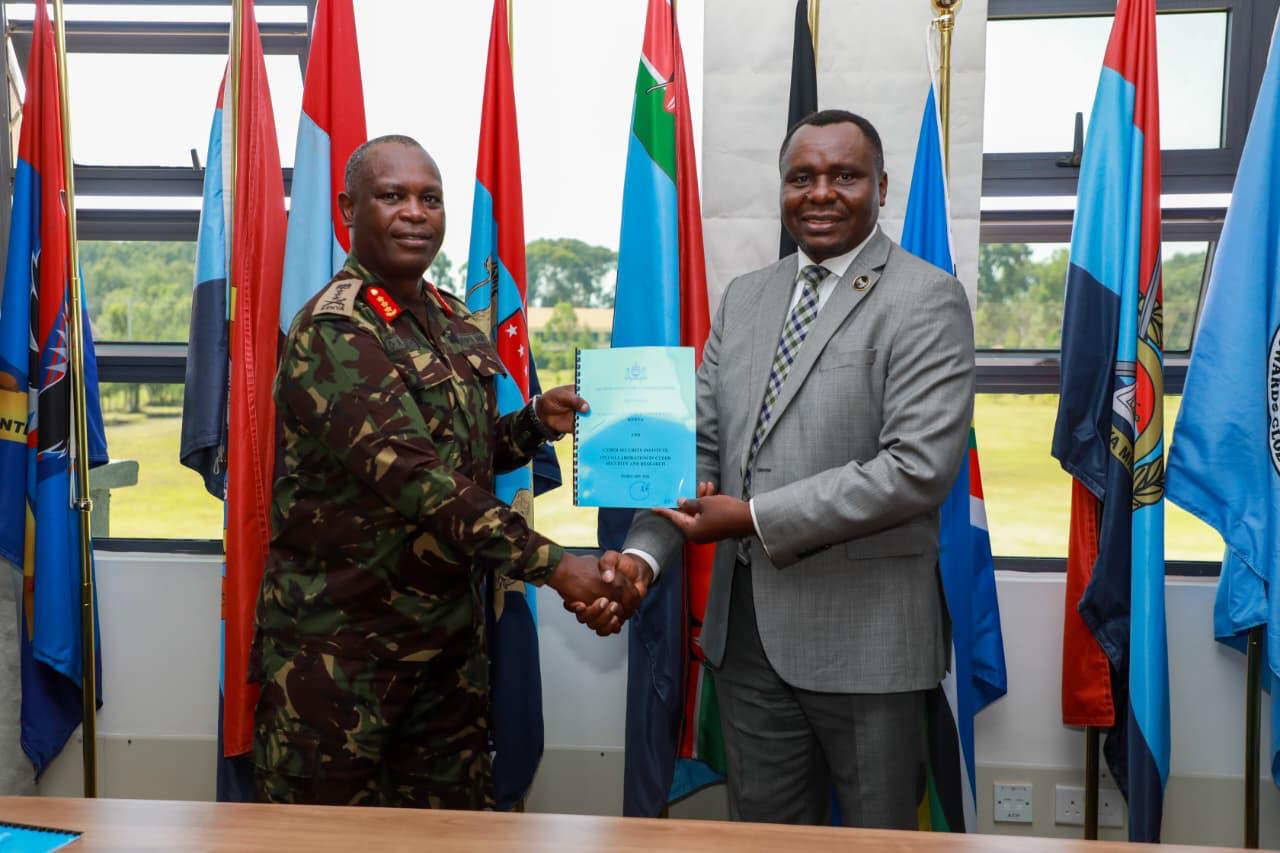 NDU-K SIGNS MOU WITH CYBER SECURITY INSTITUTE TO FOSTER SAFE DIGITAL SPACE