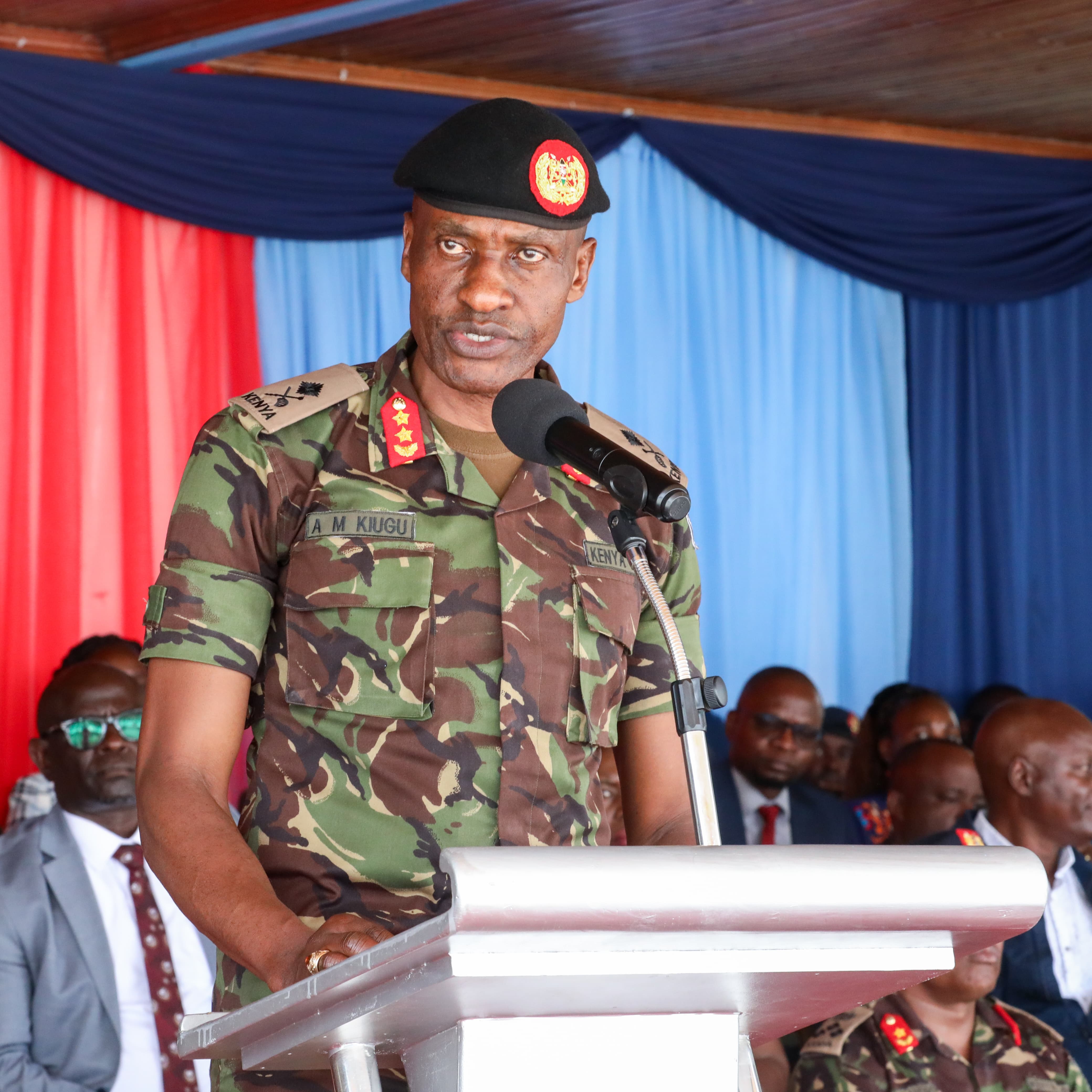 COMMANDANT KENYA MILITARY ACADEMY HANDS OVER LEADERSHIP MANTLE 