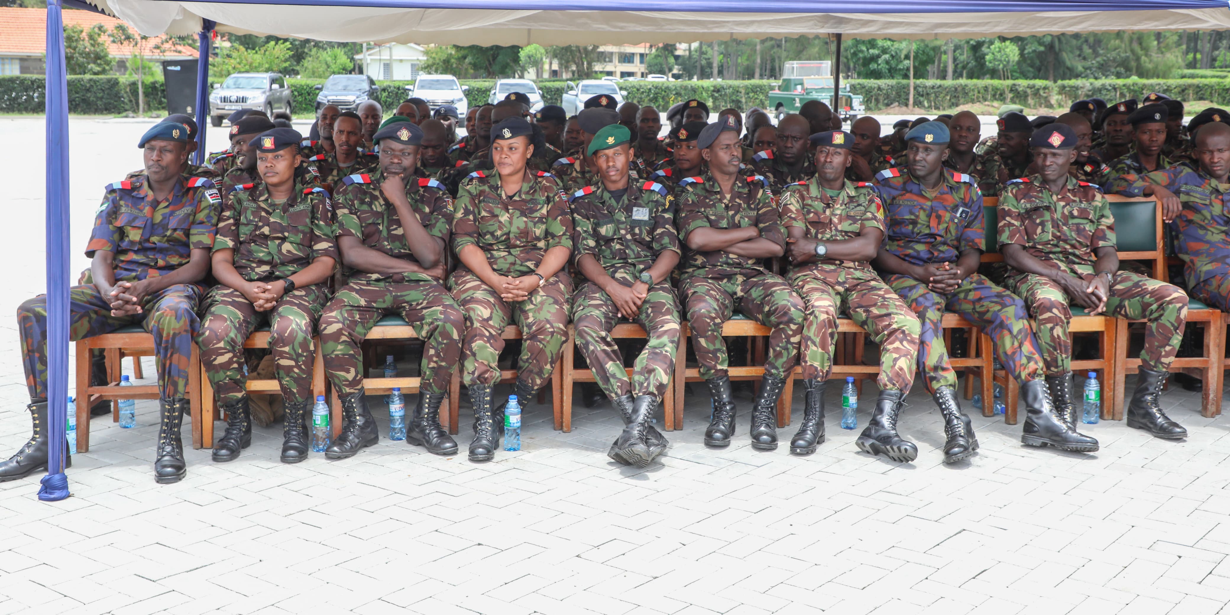 COMMANDANT KENYA MILITARY ACADEMY HANDS OVER LEADERSHIP MANTLE 