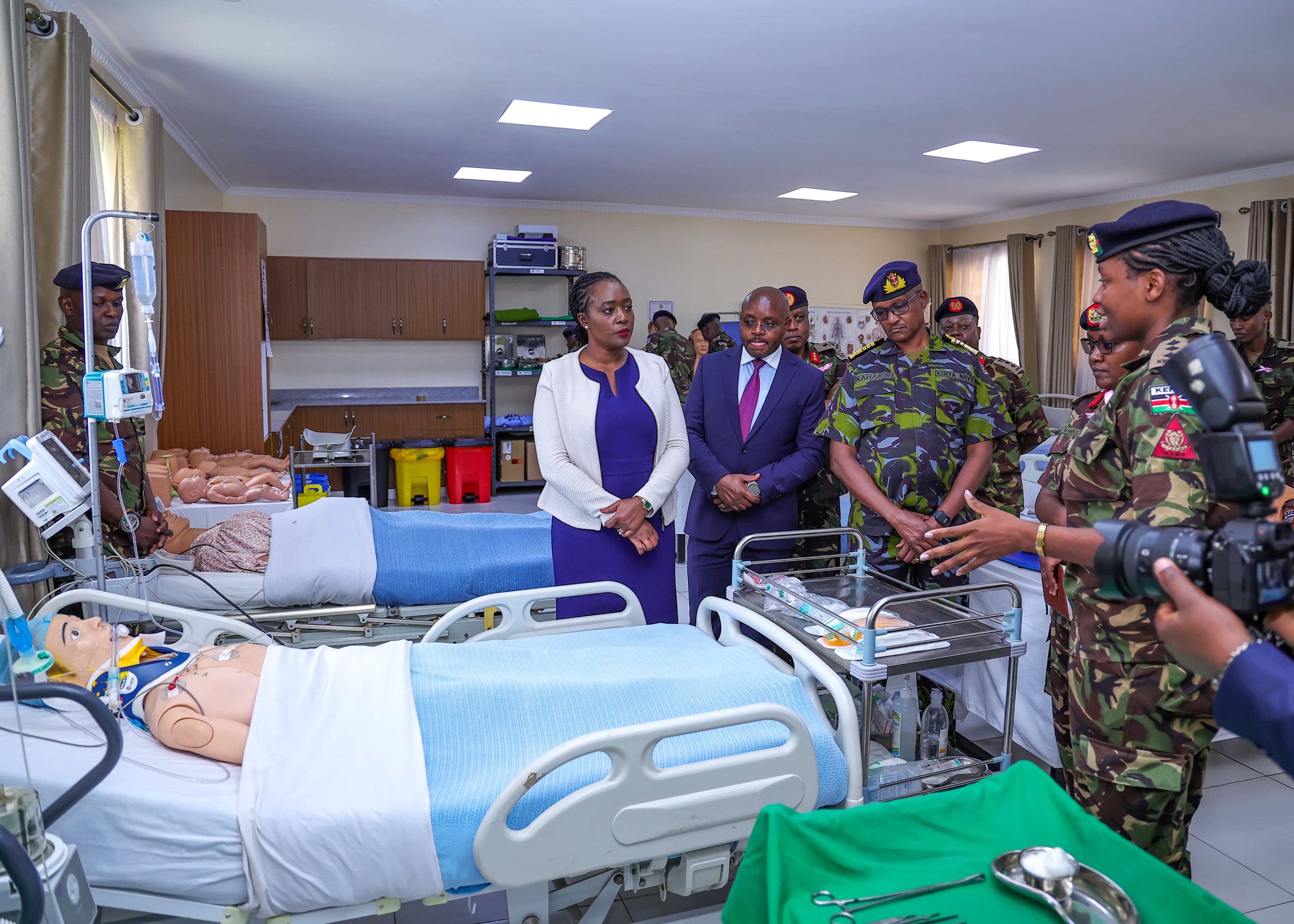 DEFENCE CS VISITS DEFENCE COLLEGE OF HEALTH SCIENCES