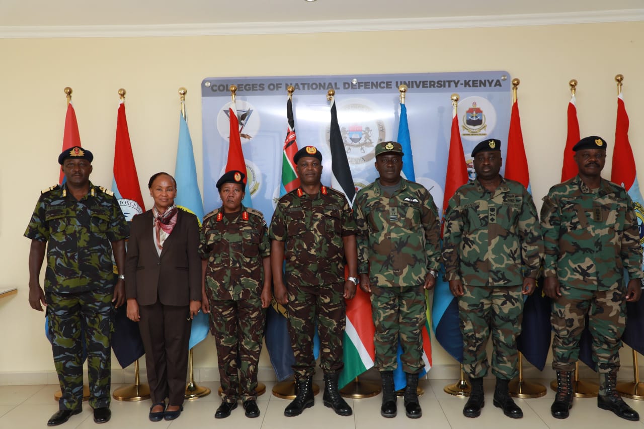 NATIONAL DEFENCE UNIVERSITY-KENYA HOSTS NATIONAL DEFENCE UNIVERSITY-GHANA 