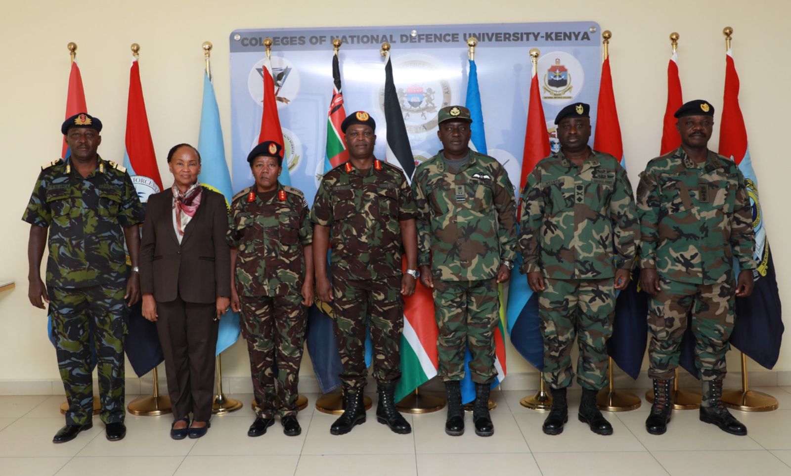 NATIONAL DEFENCE UNIVERSITY-KENYA HOSTS NATIONAL DEFENCE UNIVERSITY-GHANA 