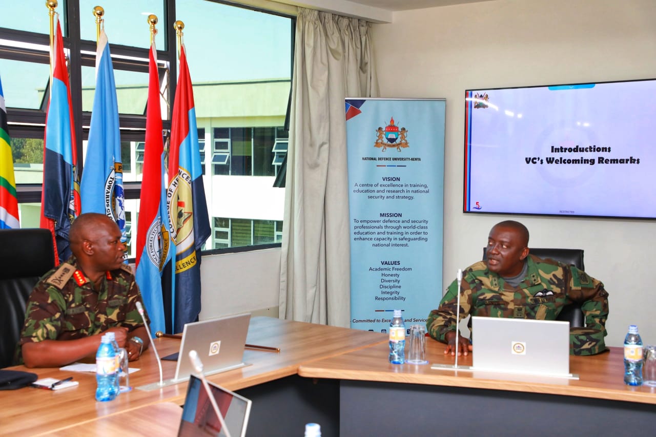 NATIONAL DEFENCE UNIVERSITY-KENYA HOSTS NATIONAL DEFENCE UNIVERSITY-GHANA 