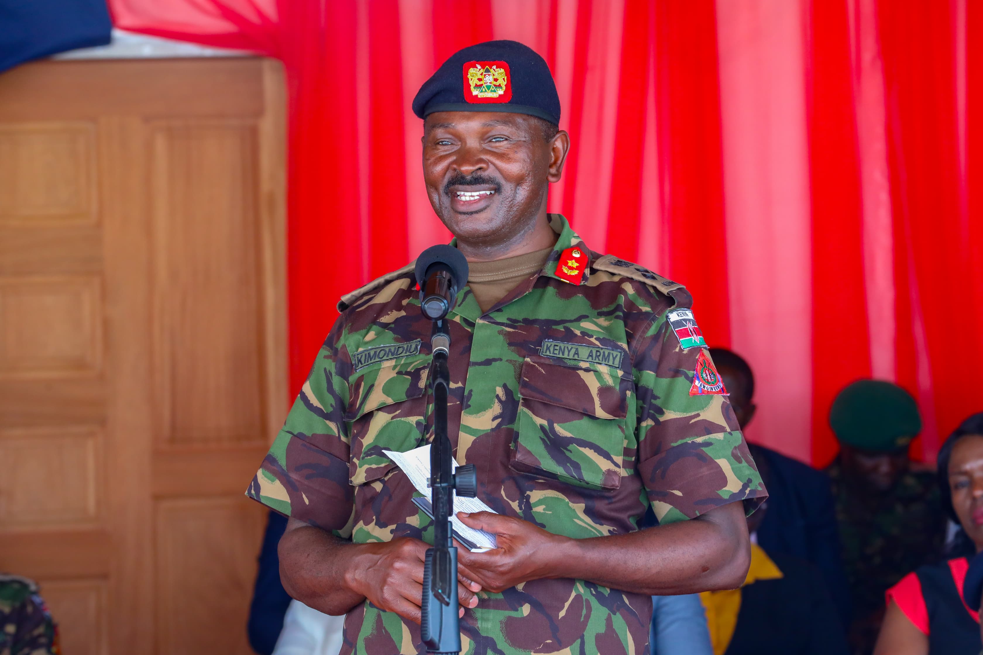 COMMANDANT KENYA MILITARY ACADEMY HANDS OVER LEADERSHIP MANTLE 