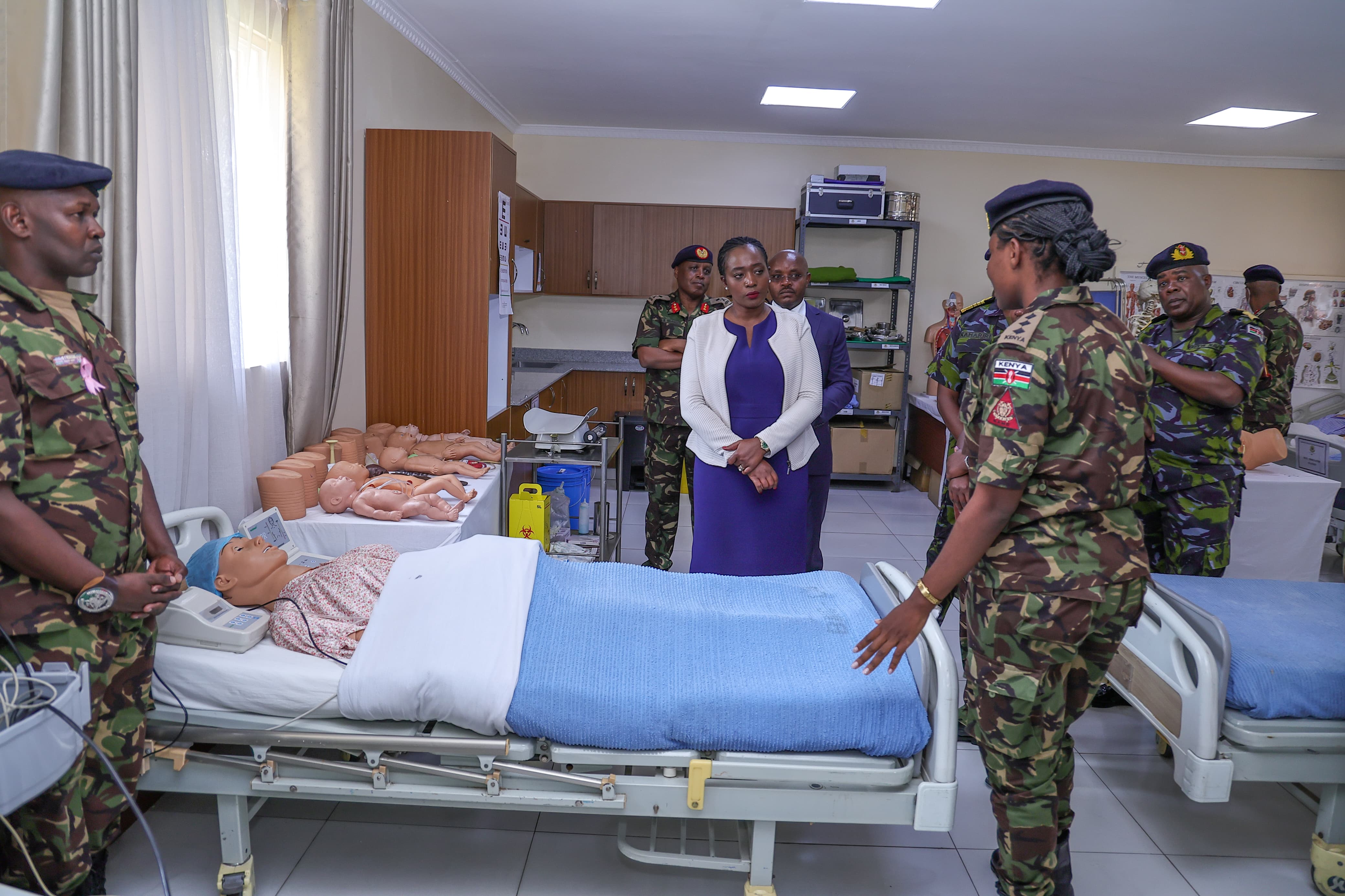 DEFENCE CS VISITS DEFENCE COLLEGE OF HEALTH SCIENCES