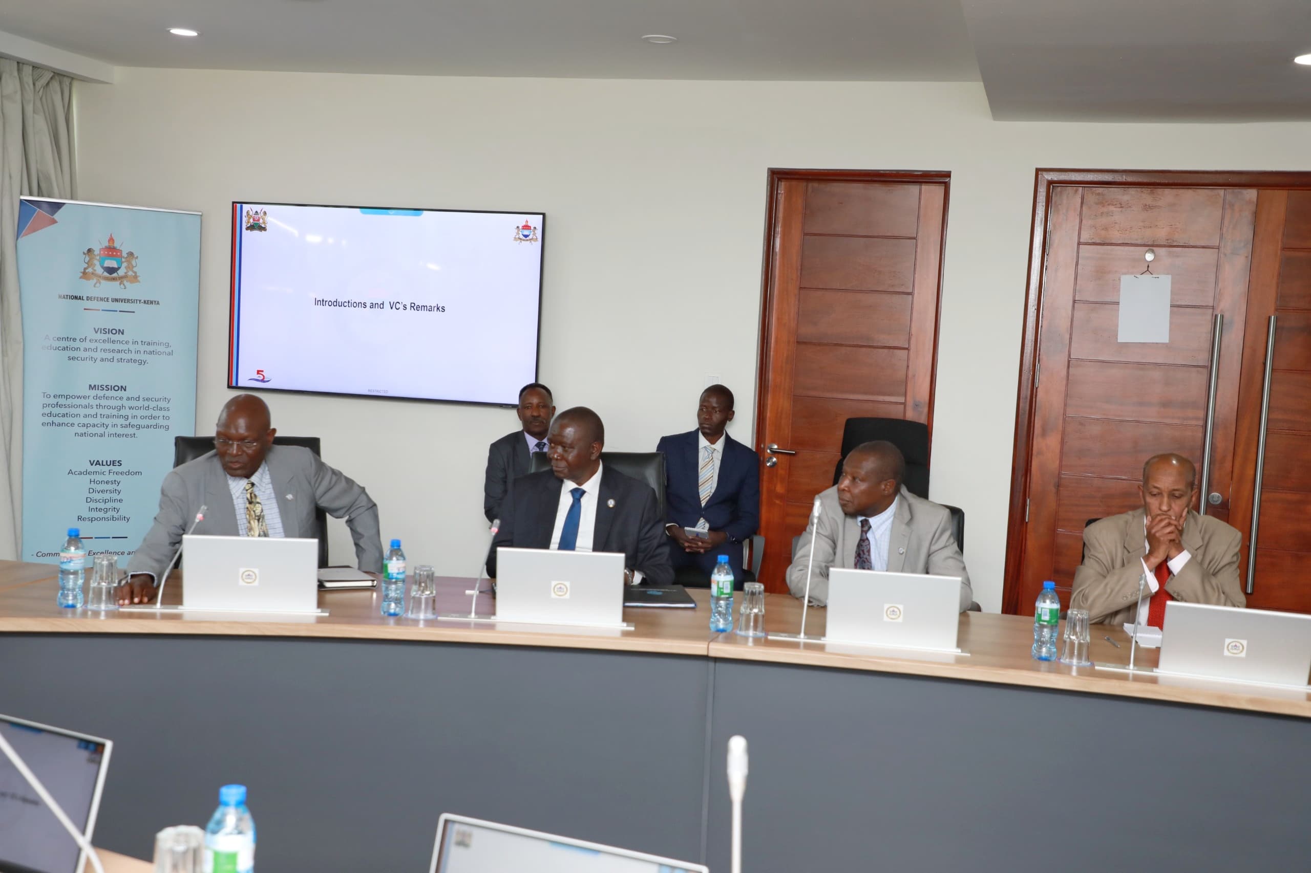 NDU-K HOSTS A STRATEGIC ENGAGEMENT MEETING WITH THE GLOBAL CENTRE FOR POLICY AND STRATEGY