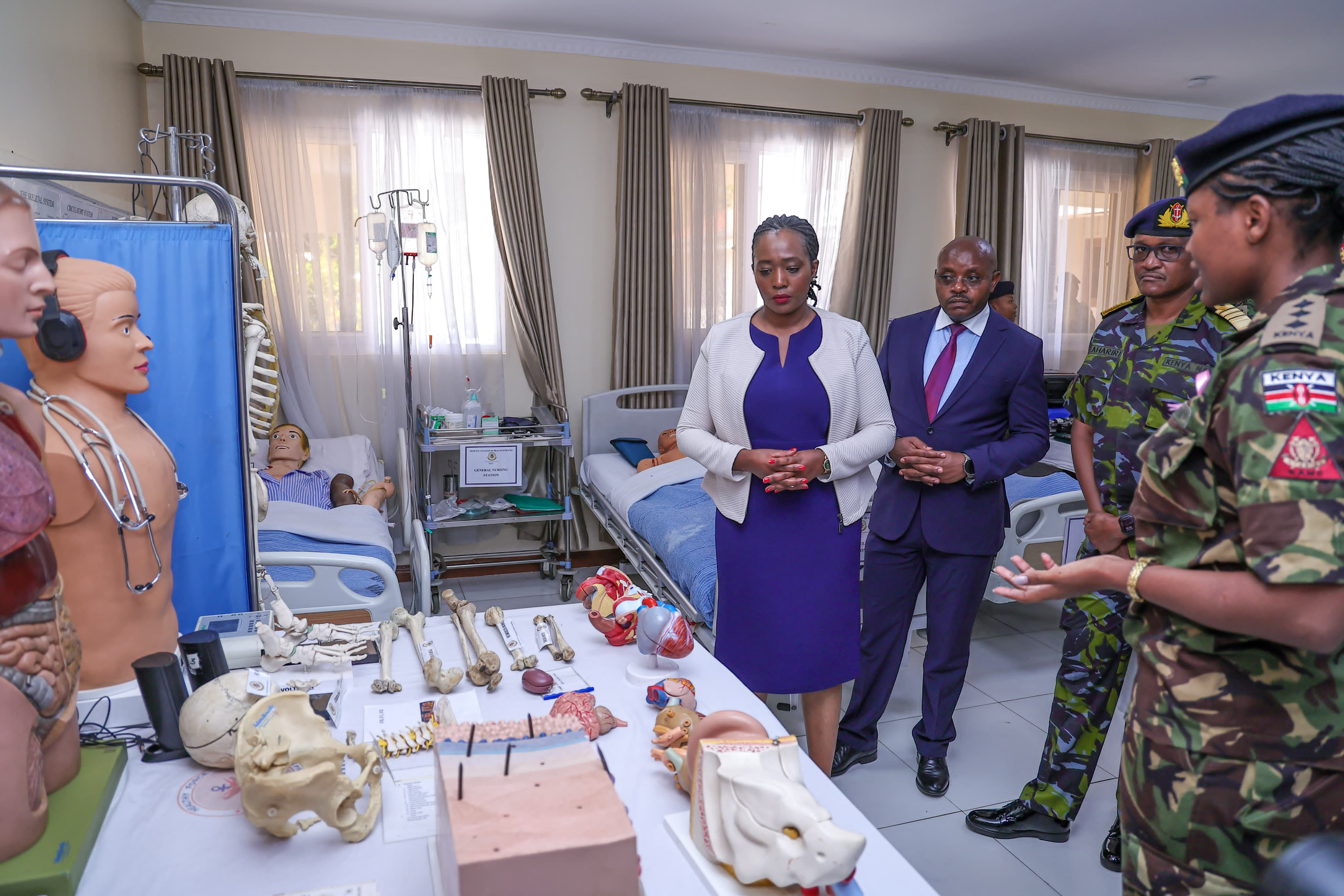 DEFENCE CS VISITS DEFENCE COLLEGE OF HEALTH SCIENCES