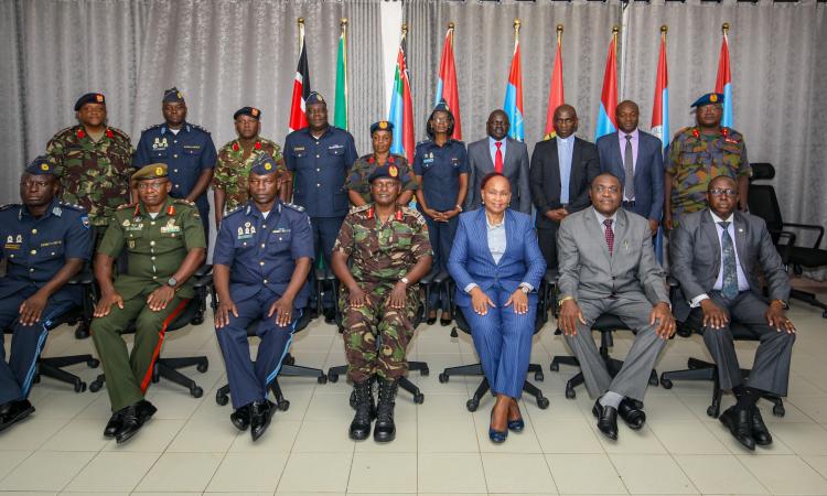 NDU-K HOST A DELEGATION FROM ZAMBIA AIR FORCE'S CENTRE FOR ADVANCE LEARNING 