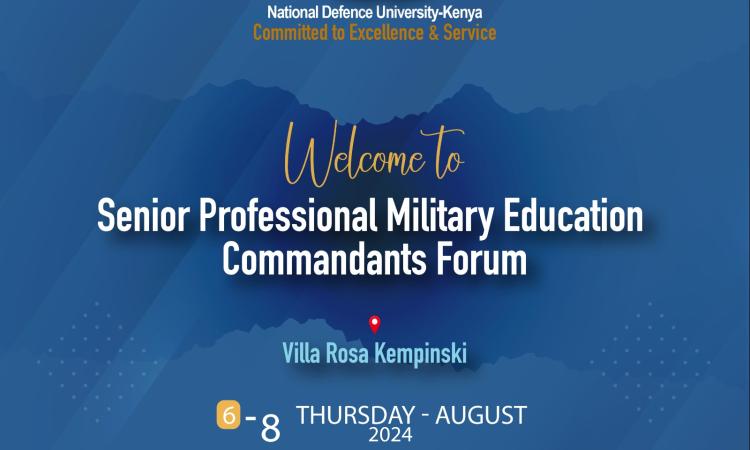 SENIOR PROFESSIONAL MILITARY EDUCATION COMMANDANTS FORUM