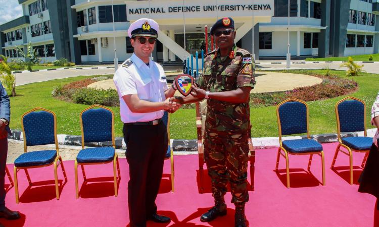 GERMAN DEFENCE ATTACHÉ VISITS NDU-K