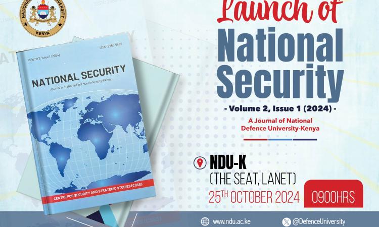 Launch of National Defence Journal Volume 2, Issue 1