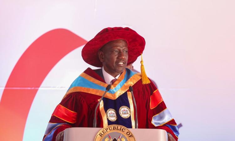 PRESIDENT RUTO PRESIDES OVER THE 3RD GRADUATION CEREMONY OF THE NATIONAL DEFENCE UNIVERSITY - KENYA (NDU-K)