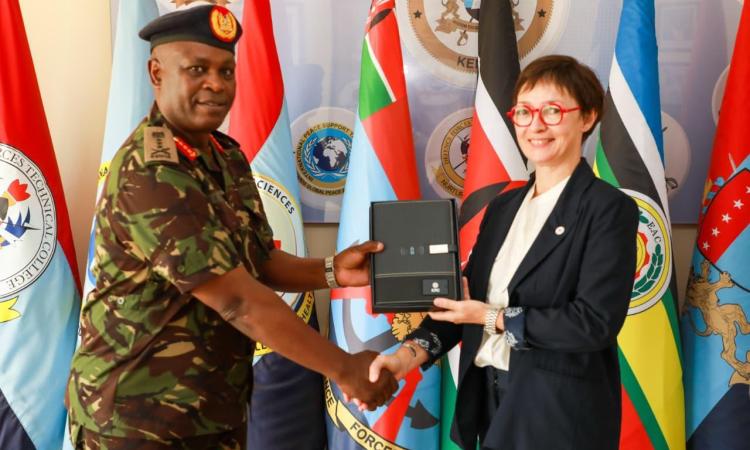 NDU-K WELCOMES COLLABORATION WITH THE INTERNATIONAL COMMITTEE OF THE RED CROSS