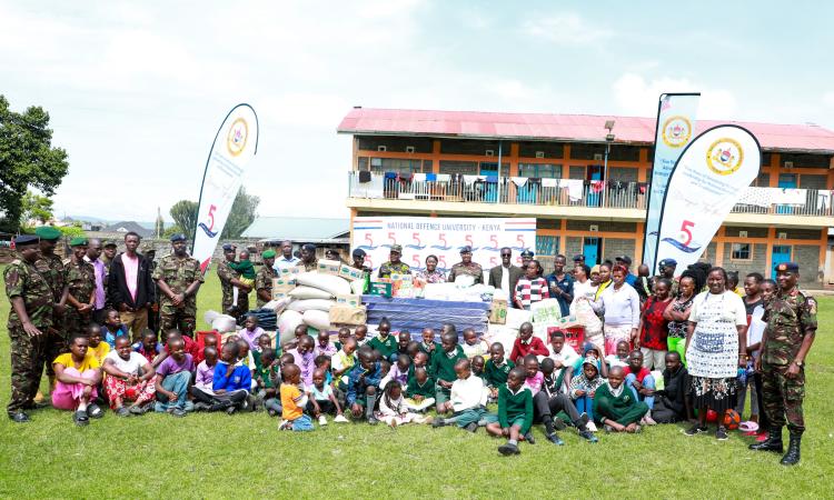 NDU-K MARKS FIFTH ANNIVERSARY WITH COMMUNITY OUTREACH AT A NAKURU CHILDREN’S HOME